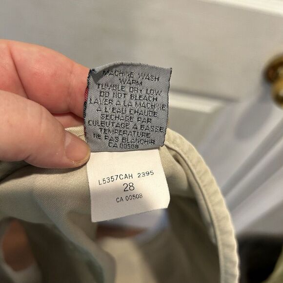 Vintage Silver 100% Cotton‎ Khaki Shorts Size 28 Made In Canada Y2k - Picture 8 of 8